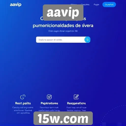 Exploração das principais funcionalidades do site aavip